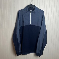 FootJoy Hyperflex Pullover Men’s XL Blue Zip Pocket Waterproof Wind Resistant FJ