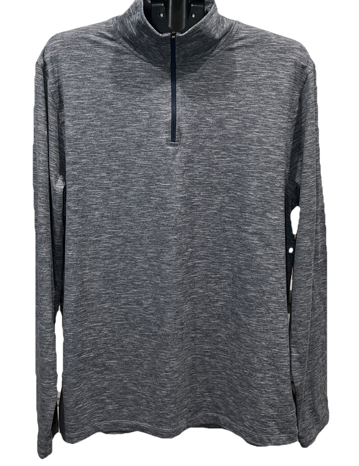 J Crew Performance 1/4 Zip Pullover Mens XL Blue Gray Collared Long Sleeve gallery