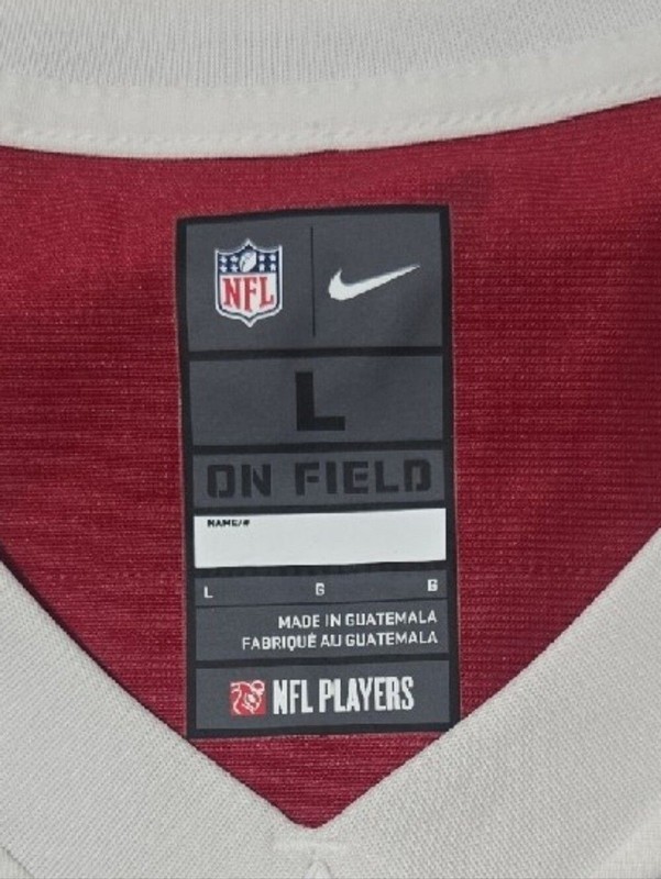 Nike NFL Arizona Cardinals J.J. Watt White On Field Game Jersey Men's Size Large gallery