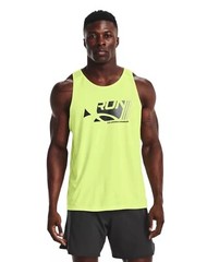 Under Armour Fitted CoolSwitch Run Singlet/Tank, Men’s Medium- NWT $40