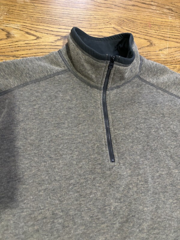 Kuhl 1/4 Zip Mock Neck Hiking Pullover Beige Men’s Size XL gallery