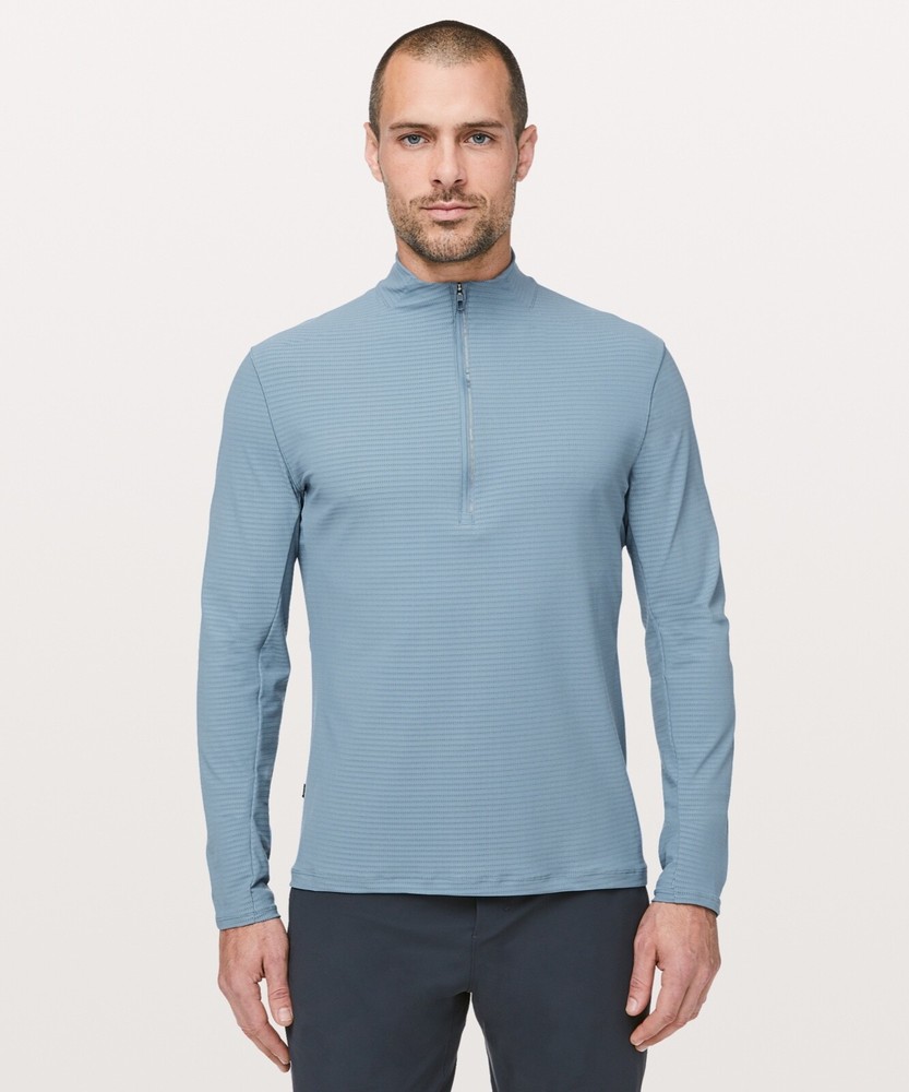 NWT - Lululemon Surge Warm 1/2 Zip Utility Blue | SiZE: XS, M, L