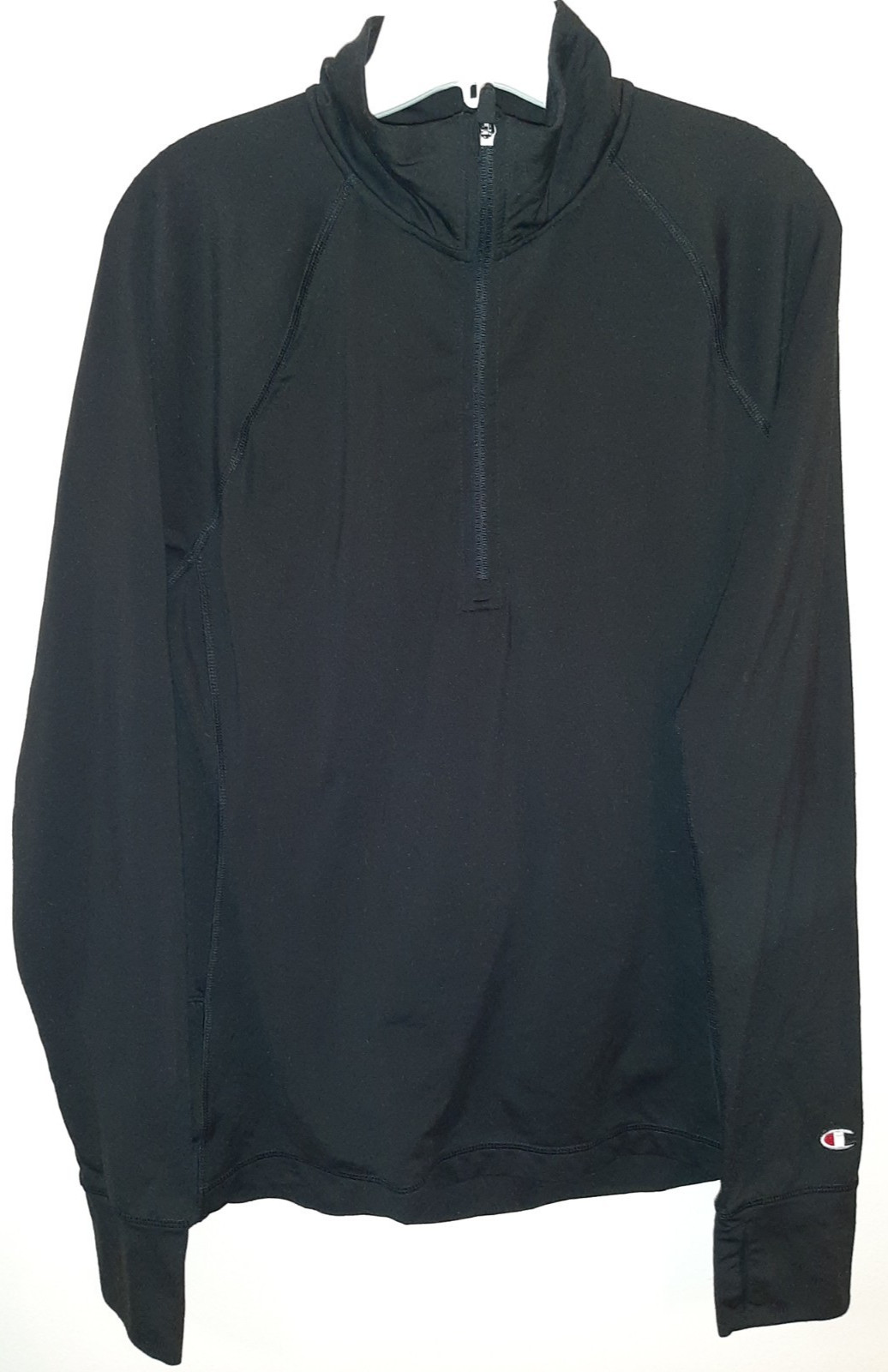 Champion Running Shirt Mens Size Large Pullover 1/4 Zip Thumbholes--NWOT gallery