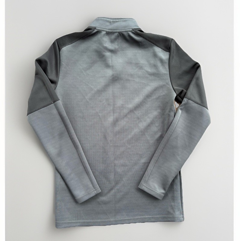 BoohooMAN 1/4 Zip Pullover Mens XS Gray Athletic Base Layer Training Top gallery