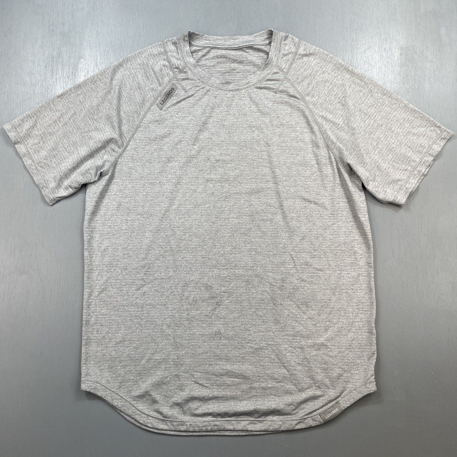 Legends Shirt Men Large Enzo Short Sleeve Performance Training Workout Running gallery
