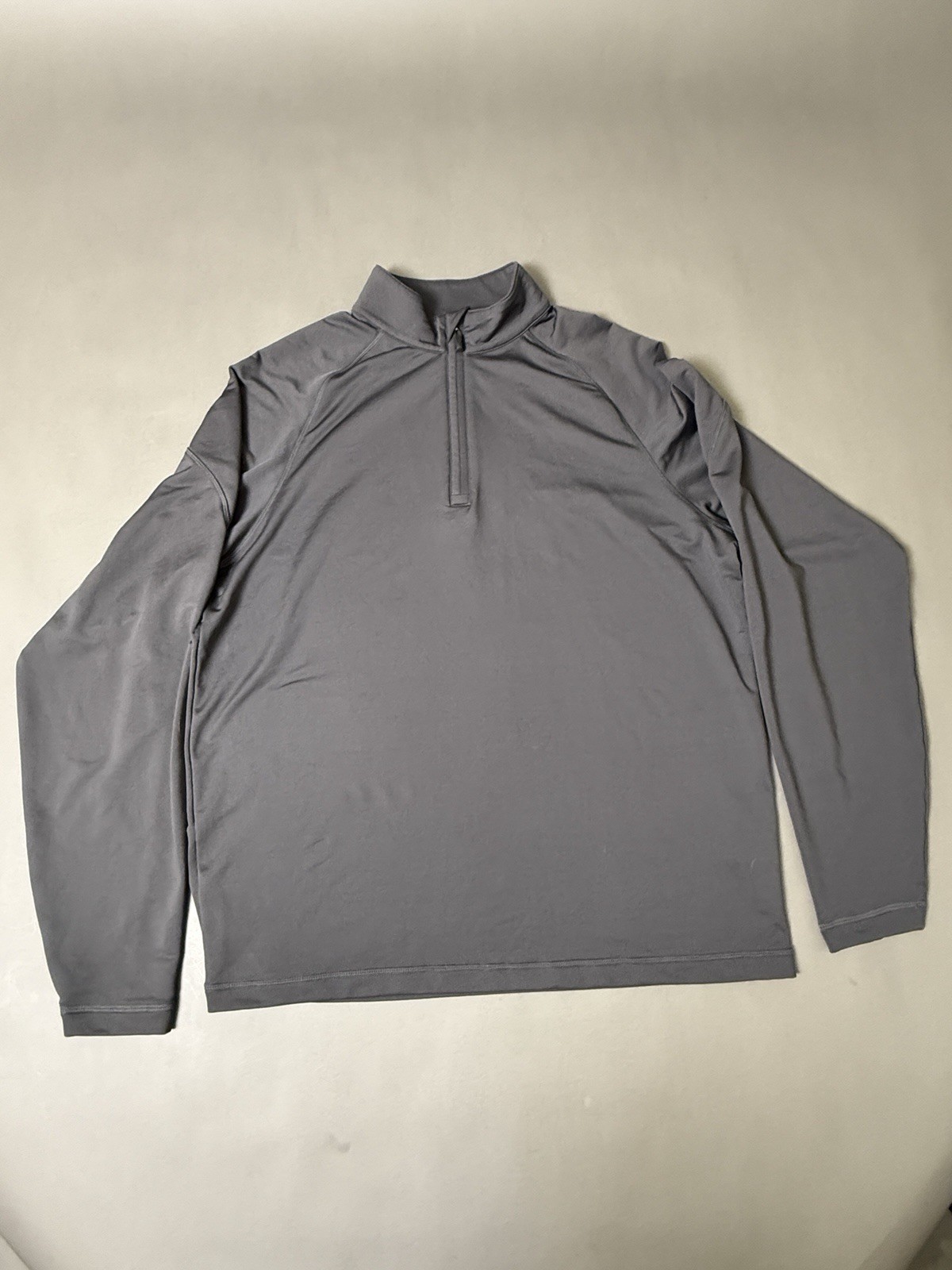 Cutter & Buck Sweater Mens Large L Dark Grey CB DryTec 1/4 Zip Pullover Sport gallery