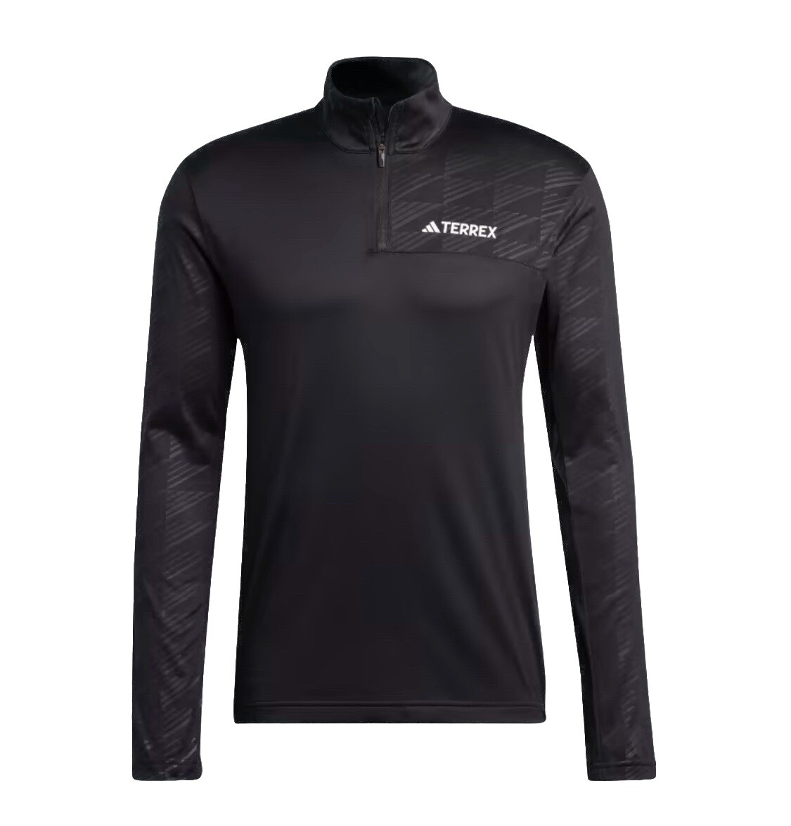 Adidas TERREX Multi Half-Zip Long Sleeve Black Tee Hiking Men's Size XL gallery