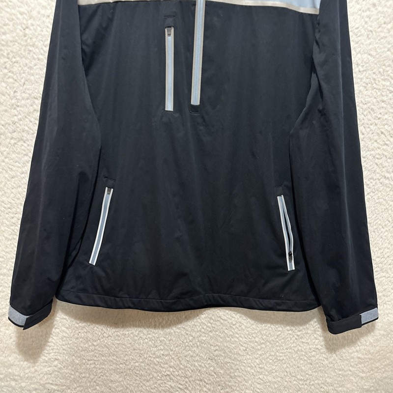 Above The Links Frontier Men's L Pullover Lightweight 1/4 Zip Jacket Pockets gallery