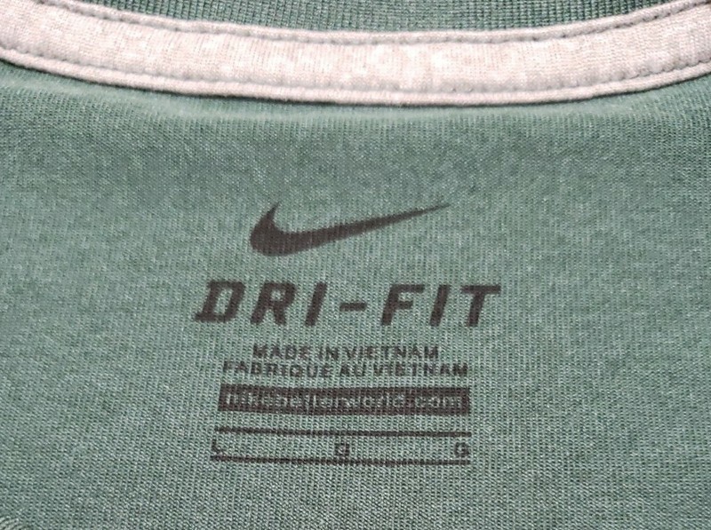Nike Oregon Ducks Athletic Training Shirt Mens Green Dri-Fit Short Sleeve large gallery