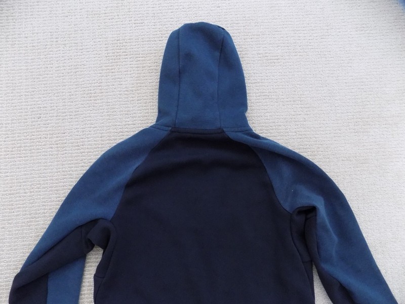MENS S SMALL NIKE TECH FLEECE WINDRUNNER HOODIE JACKET JUNGLE GREEN BLACK 885904 gallery