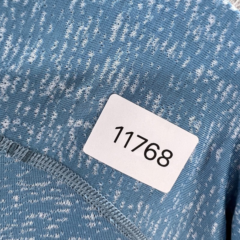 Lululemon Shirt Mens Extra Large Blue Metal Vent Tech 1/2 Zip Pullover Training gallery