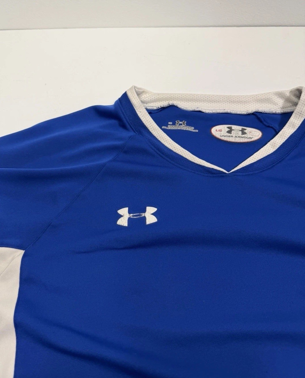 Under Armour Men’s Jersey Royal Blue With White Accents Size Large gallery