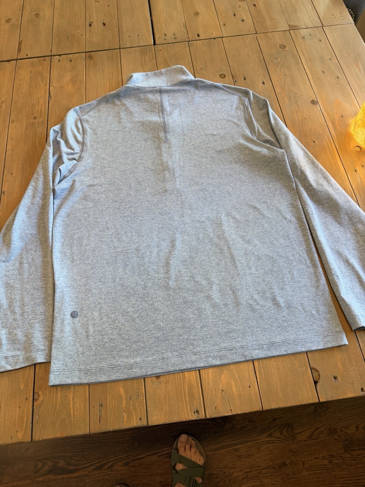 Lululemon Men's light blue Soft Jersey Half-Zip (Style: LM3ES1S) Size s gallery