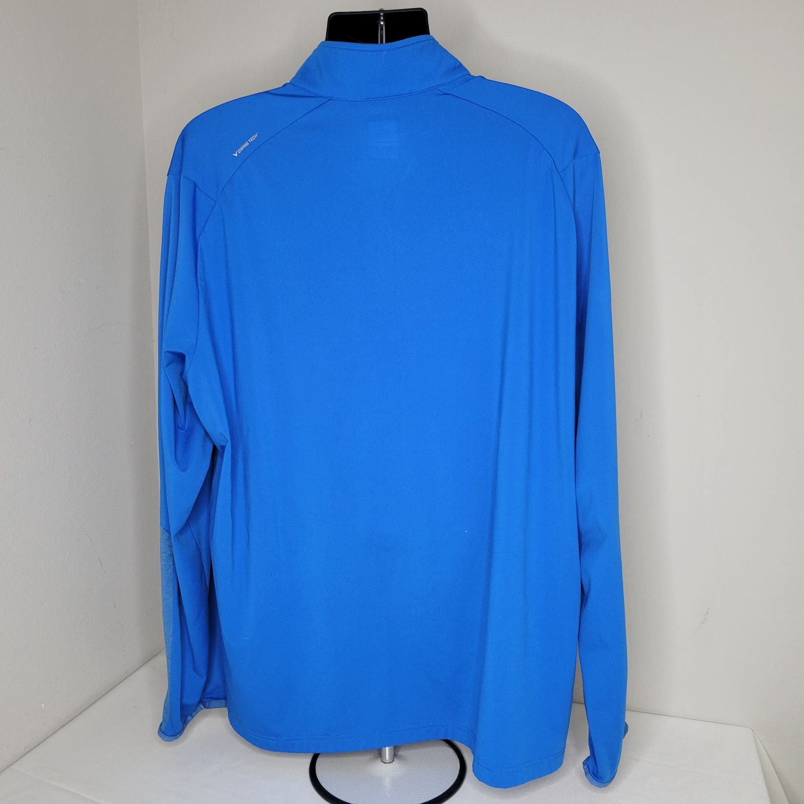 Callaway Men’s Weather Series Long Sleeve Blue 1/4 Zip Pullover Size 3XL EUC gallery