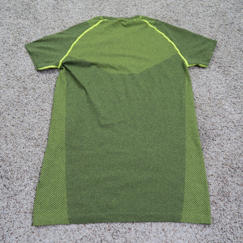 Gymshark Shirt Mens Large Green OG Phantom Seamless Performance Tee David Laird gallery