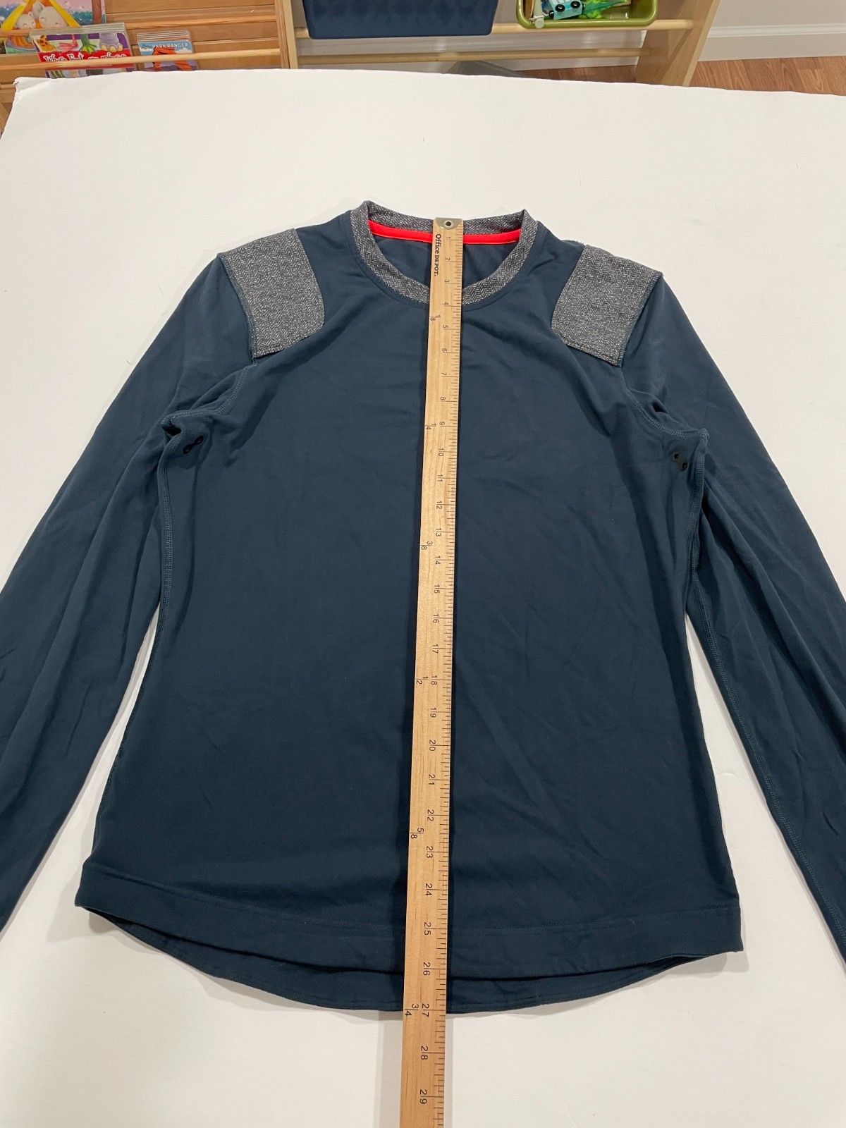 Lululemon Sprint Long Sleeve Men's Small Shirt Blue Style M3287S gallery