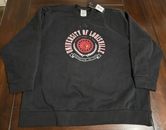 NWT Louisville Cardinals Adidas Sweatshirt Women’s Small, Oversized, $80 Retail