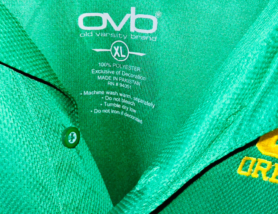 OVB - Men's Performance Polo - University of Oregon - Oregon Ducks - Green - XL gallery