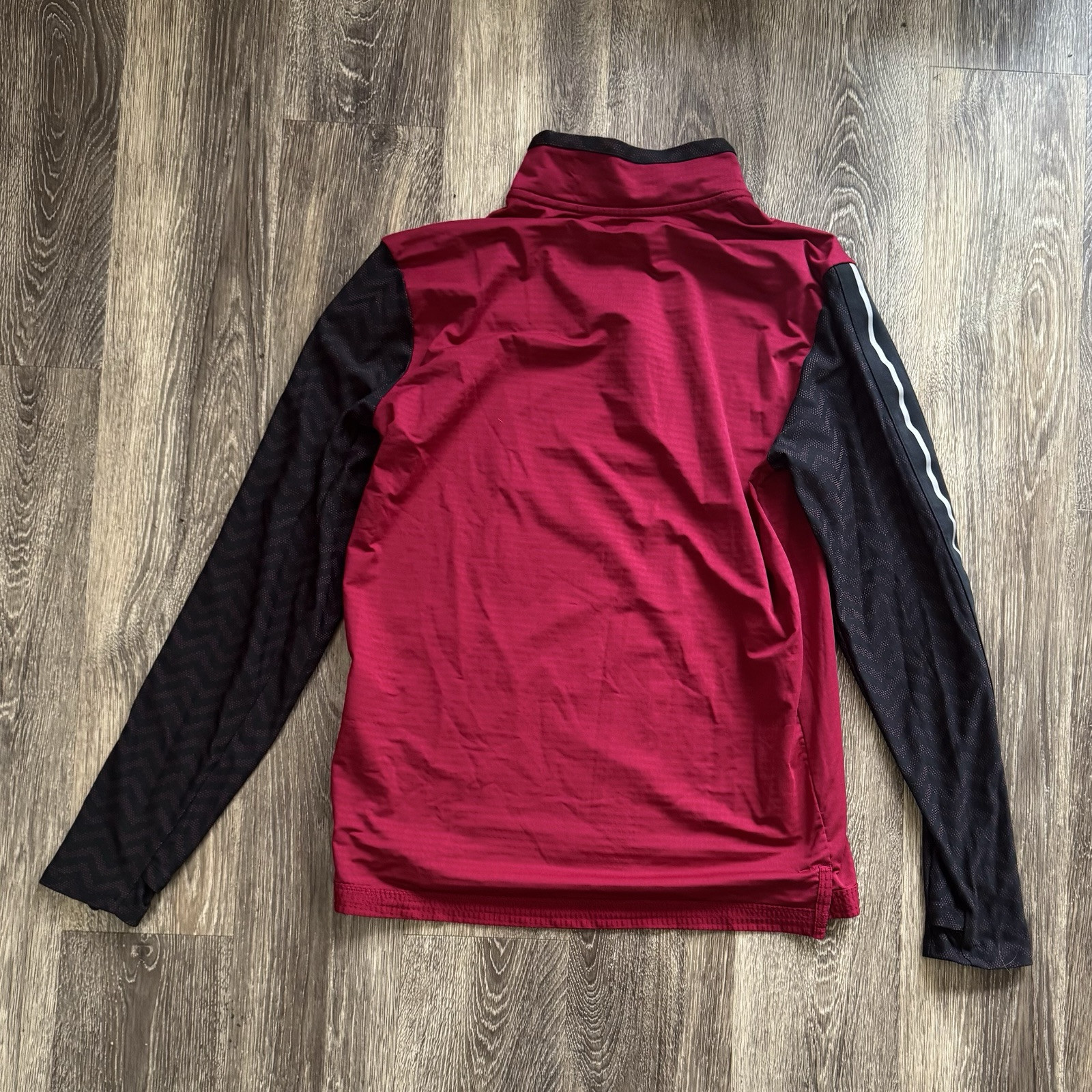 Men’s Nike Wild Run Element Pullover Half-Zip Sweatshirt Noble Red Size Medium gallery