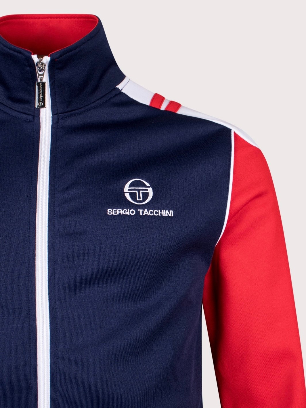 Sergio Tacchini Drive Barcelona Track Top - Blue/Red - Winter 2025 gallery
