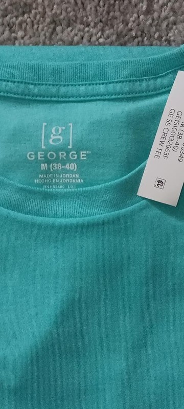 (3) NEW "George" T-SHIRTS MEN'S MEDIUM No Cats, No Dogs, Smoke Free gallery