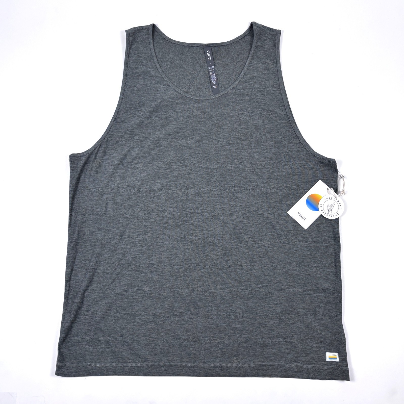 Vuori Men's Strato Tech Tank Size XL Dusty Pine Heather gallery