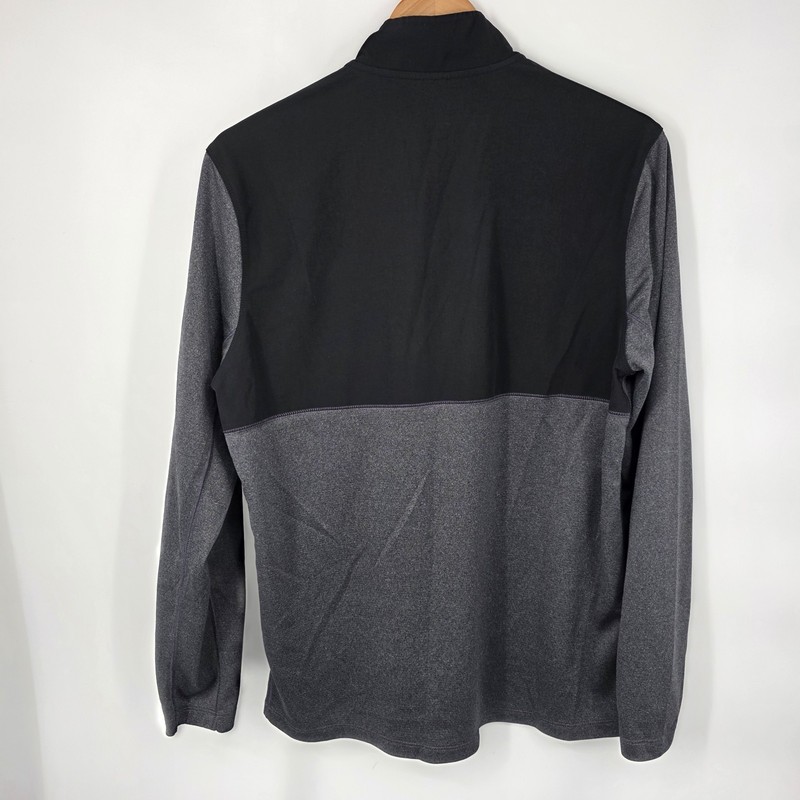 Nike Pullover Mens M Gray Golf Dry Core 1/4 Zip Sweater Long Sleeve Cover Up gallery