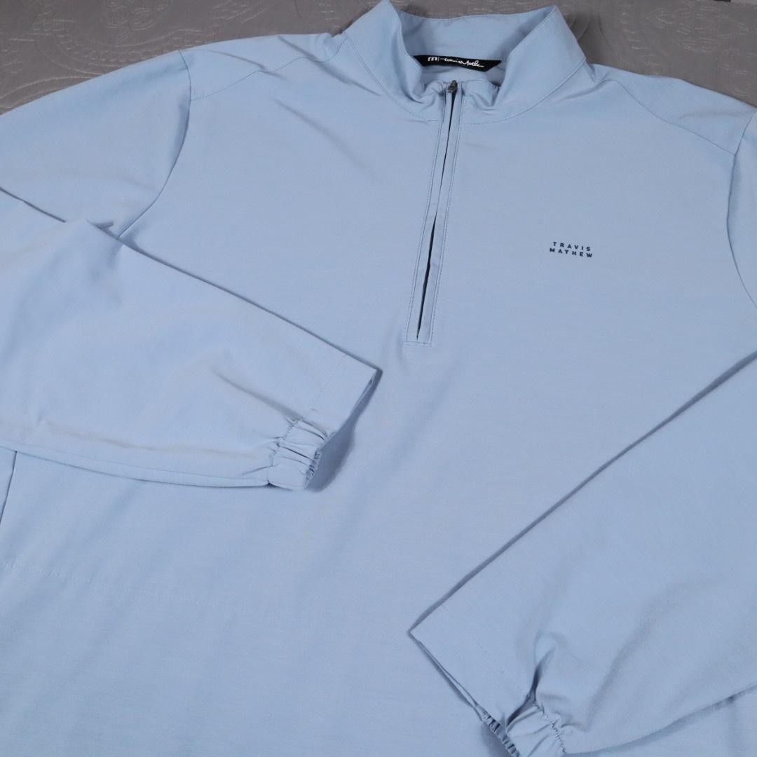 National PGA Resort Travis Mathew 1/4 Zip Pullover Mens XL Blue Golf Palm Beach gallery