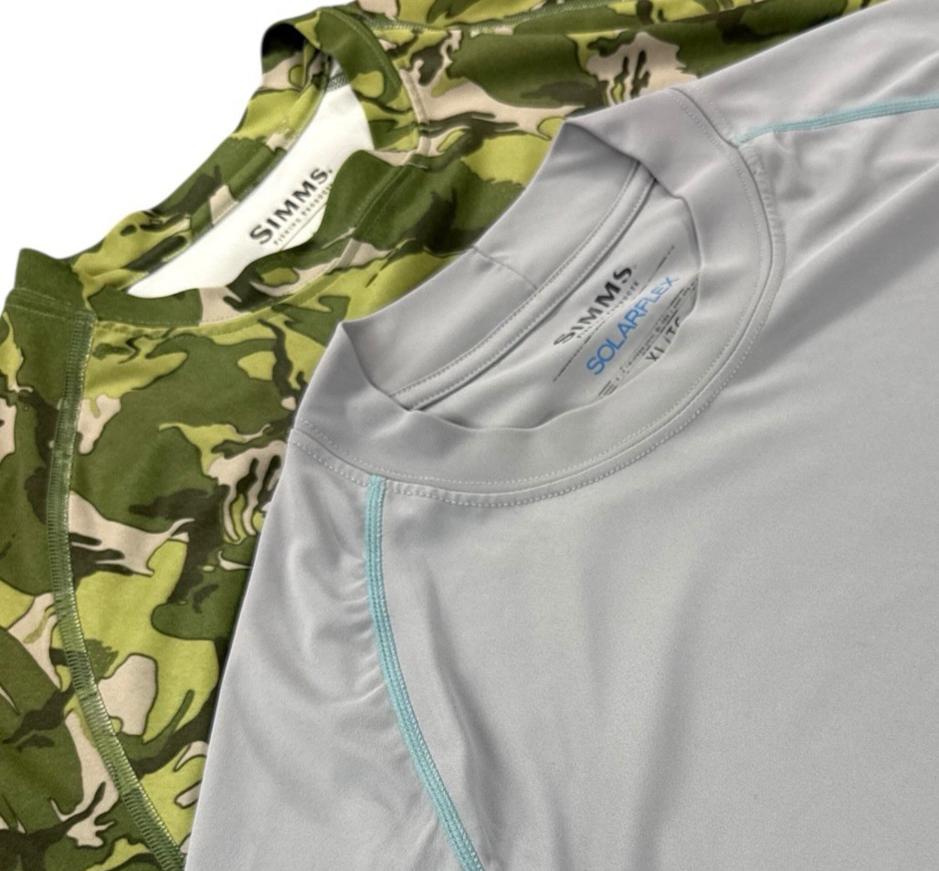 Simms SolarFlex Shirt Mens Size XL Camo Long Sleeve Fishing UPF 50 Lot Of 2 gallery