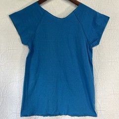 Vintage Lexington Muscle Shirt Tank Top 90s USA Blue Men M Poly Cotton Raglan T