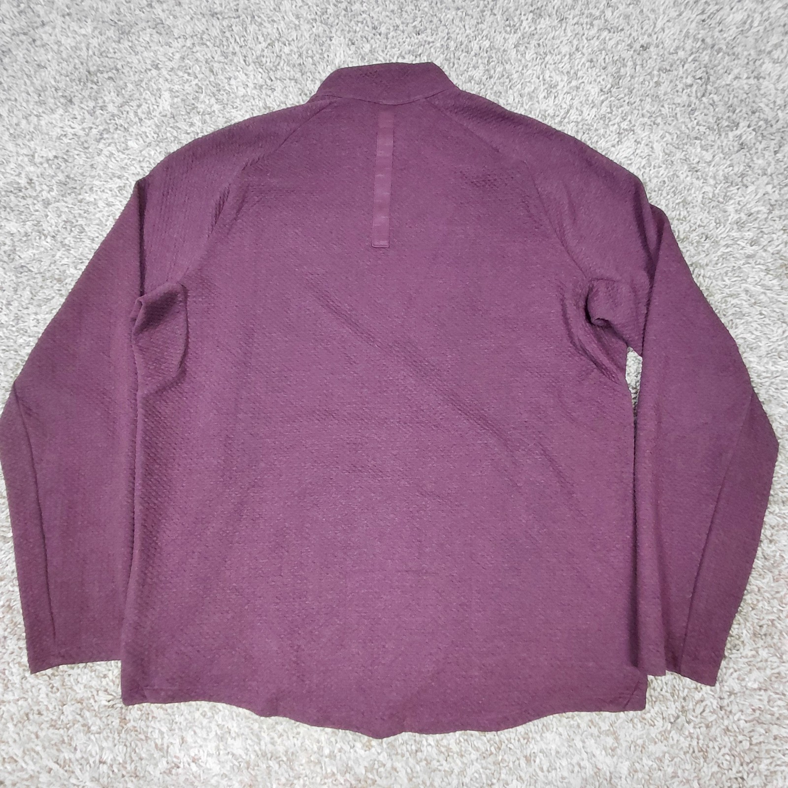 Lululemon At Ease 1/2 Half-Zip Pullover Mens Size Large Maroon Performance gallery