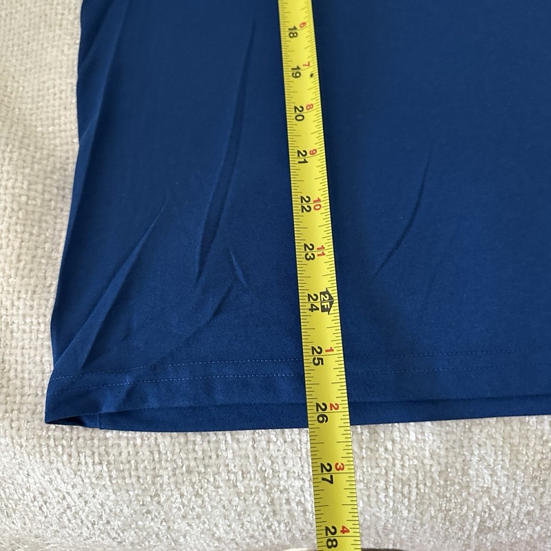 Nike Blue Dri-Fit Short Sleeve Versatile Excercise Training Shirt, Small, New gallery