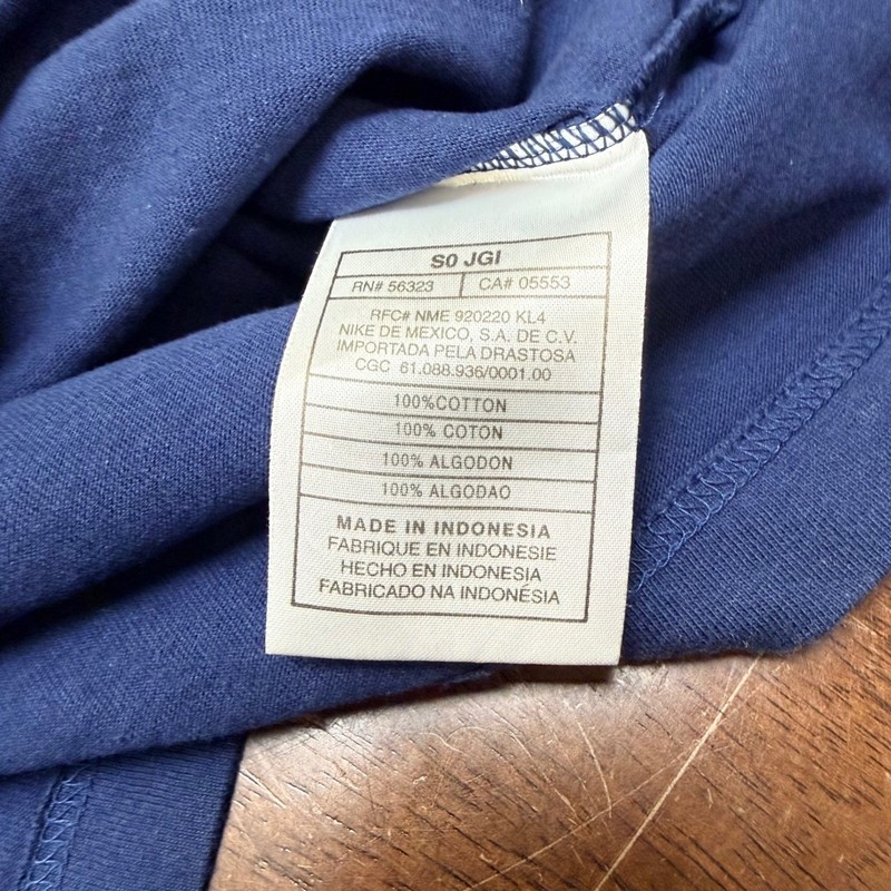 VTG Nike Tank Top Mens Large Blue Basketball Embroidered Center Swoosh Y2K 90's gallery