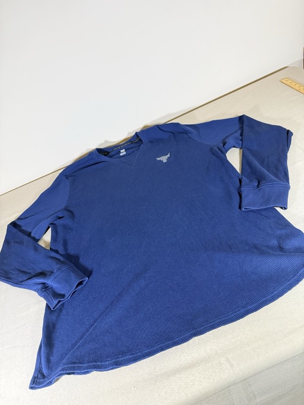 Under Armour Project Rock Shirt Adult XXL Waffle Knit Pullover Mens gallery
