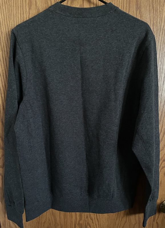 Roundtree & Yorke Black Sport Pullover Sweatshirt Long Sleeves Men's Sz Med NWT gallery