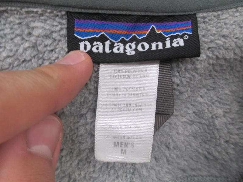 Patagonia Size M Mens Gray Fleece 1/4 Zip Pocket Outdoor Hiking Full Over 852 gallery