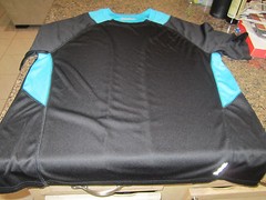 Reebok Performance Athletic Shirt – Black/Teal – Medium
