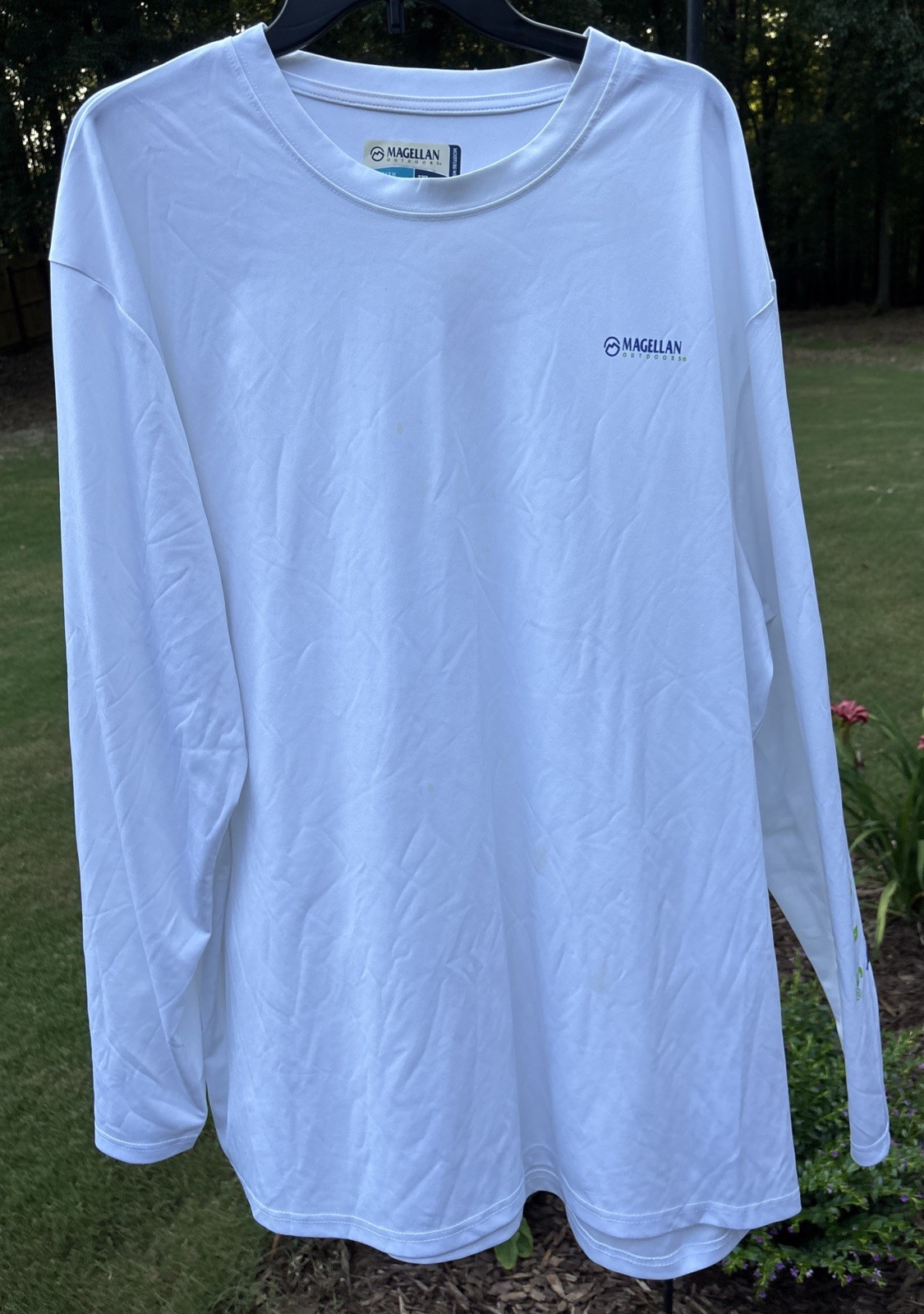 Magellan Outdoors SPF Long Sleeve Sun Swim Shirt. Classic Fit Size 3xL Men’s gallery