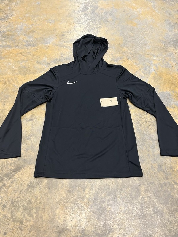 Nike Hyper Dry Long Sleeve Hooded Top Black HF7059-010 Men’s Size Large - NWT gallery