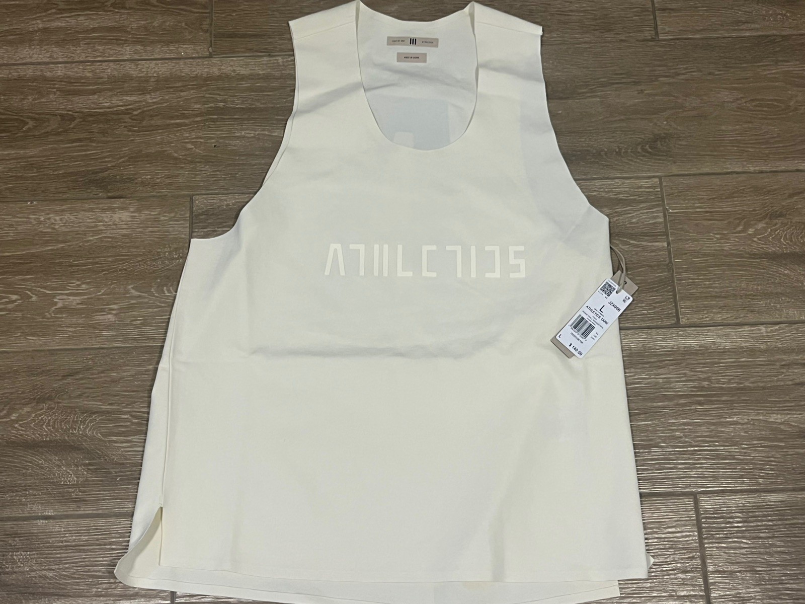 Adidas Fear Of God Athletics Performance Jersey Cream White JZ4906 - Men’s Sz L gallery