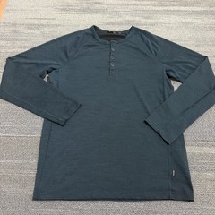 Rohan Shirt Mens Small Green Union 150 Merino Wool Henley Baselayer Gorpcore