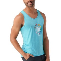 NWT Smartwool Active Ultralite Pride Graphic Tank Top Merino Wool Blend