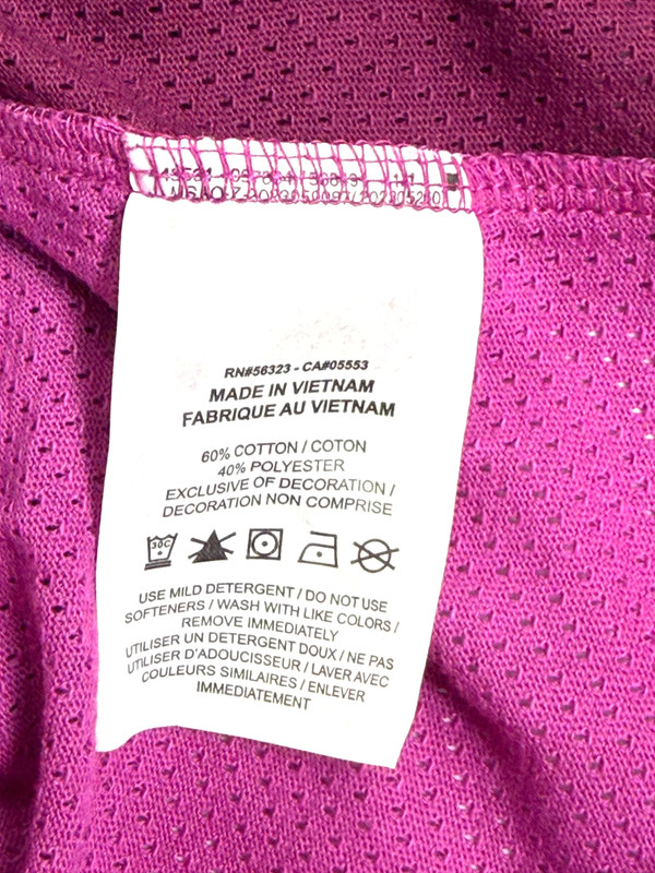 Nike Court Heritage Short-Sleeve Tennis Top Hot Fuchsia Men's Size M FN0318-518 gallery