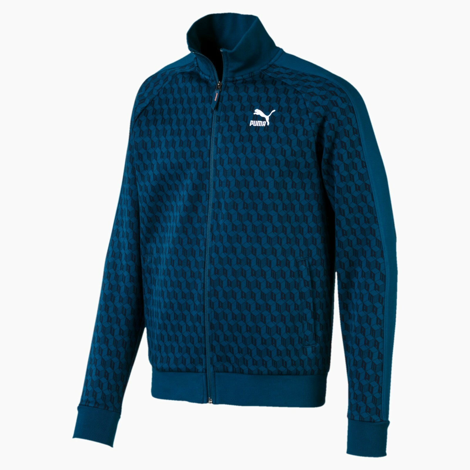 Puma LUXE TRACK AOP JACKET All Over Print Graphic Sweat Shirt t7 top Men sz S~NW gallery