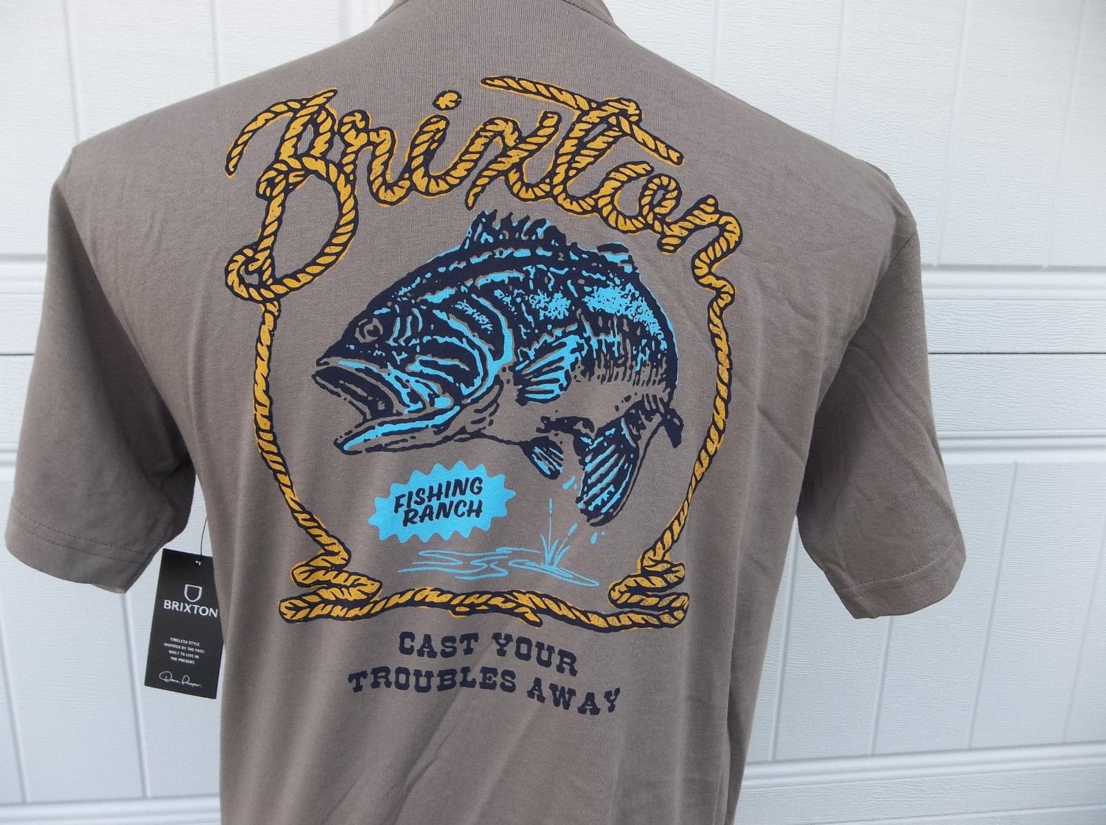 NWT MEN'S BRIXTON CAST STANDARD TEE SHIRT.MEDIUM.BRAND NEW FOR 2026. gallery
