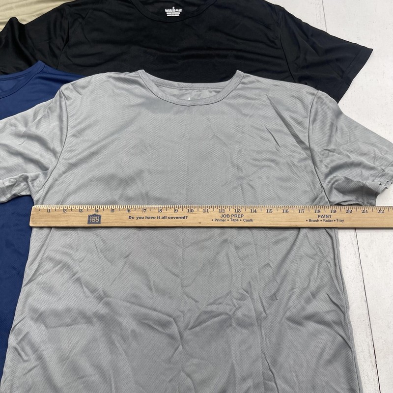 Roadbox 4 Pack Shirt Mens Small Multicolor Short Sleeve Mesh Performance Tee gallery