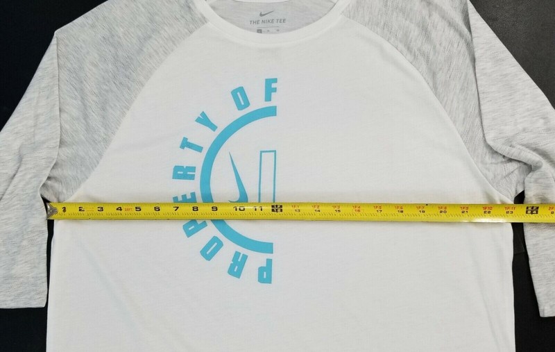 XLARGE 🔥Nike Men's Dry 3/4 Raglan Sleeve Tee Basketball Shirt White 883345-100 gallery