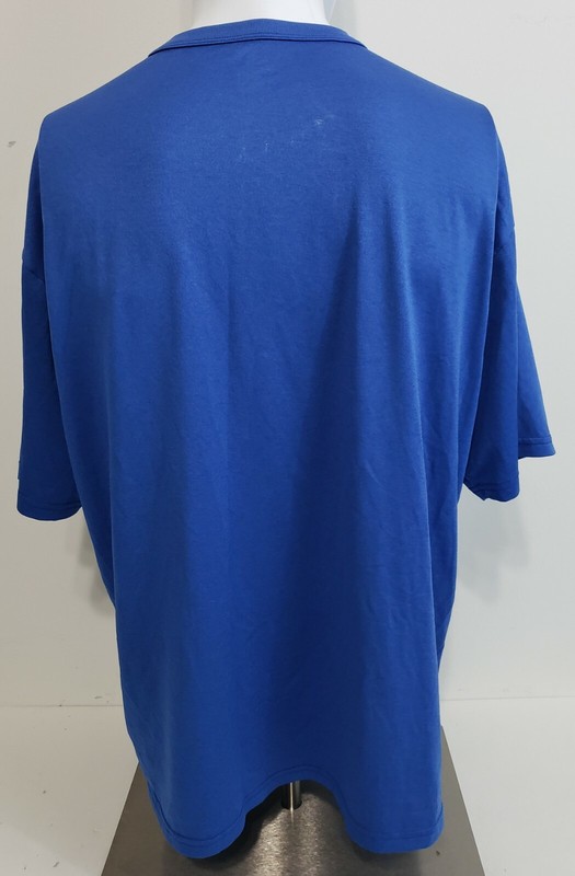 NIKE Training Embroidered Lettering Blue Size Large Athletic T-Shirt gallery