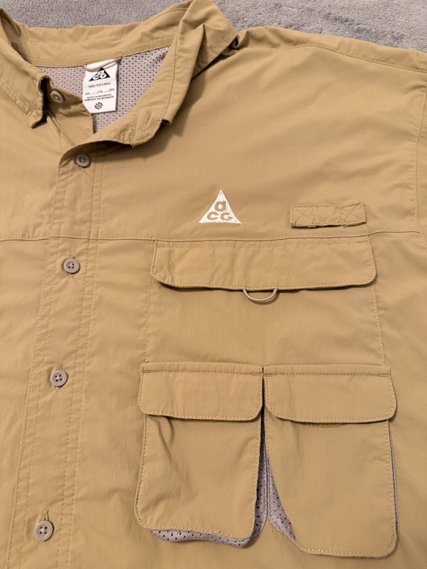 Men’s Size XXL Nike ACG Orb Weaver Dri-FIT ADV UV Long-Sleeve Button-Up Shirt gallery
