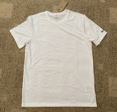 Nike T-Shirt Golf Top Shirt Short Sleeve DX8730-100 Solid White Men’s Size M